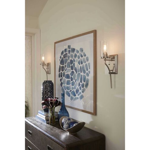 Lassiter 1 Light 5 inch Brushed Nickel Wall Bracket Wall Light